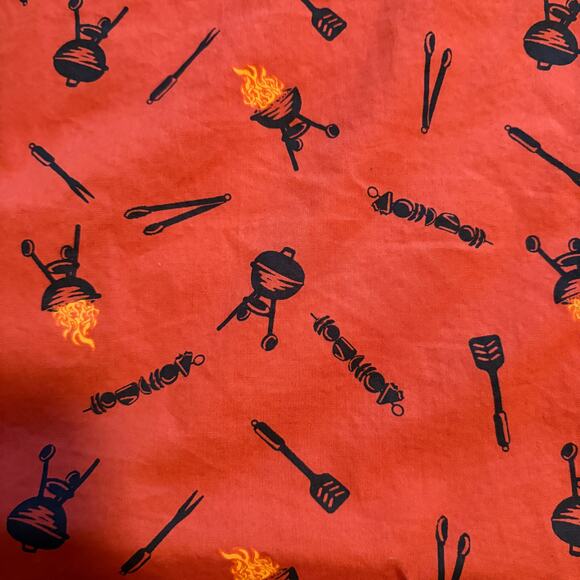 Duluth Clothing Co. Men’s BBQ Print Button-Down Shirt – XL, Red, Short-Sleeve - Picture 7 of 7